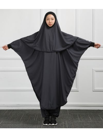 Double Layer Islamic Sports Wear (Grey)