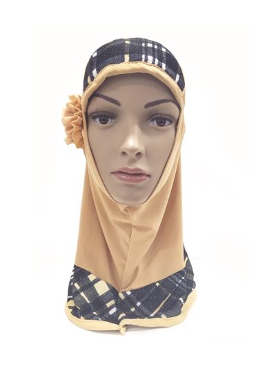 Beige Instant Kids Hijab