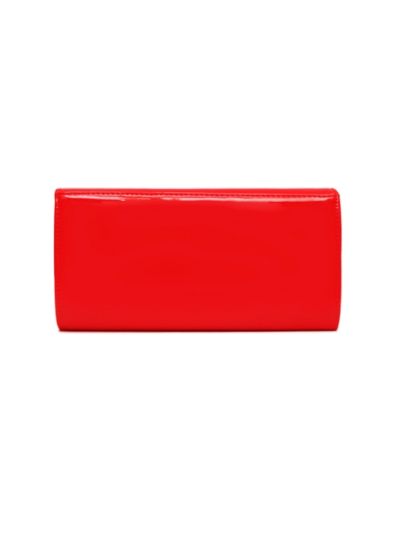 Red Leather Clutch