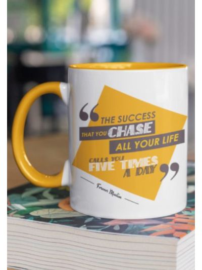 Chasing Success Inner Color Mug