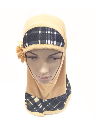 Beige Instant Kids Hijab