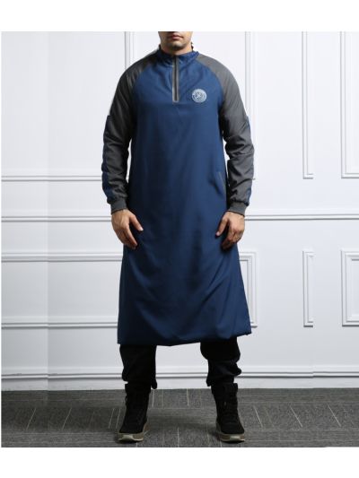 Raptor Islamic Sports Wear (Blue/Grey)