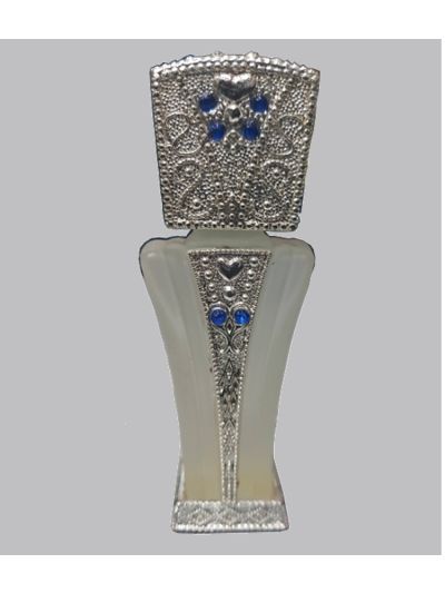 Silver Decorative Empty Attar Bottle