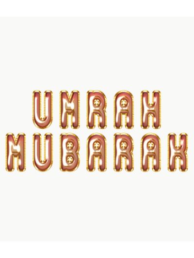 Umrah Mubarak Foil Balloon