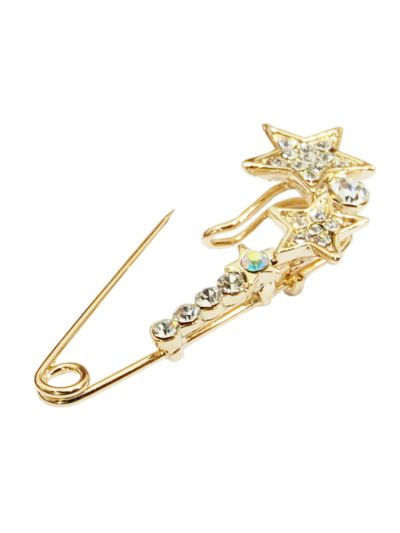 Star Design Safety Brooch Pin