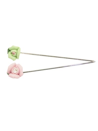 Light Green & Pink Hijab Pin Set