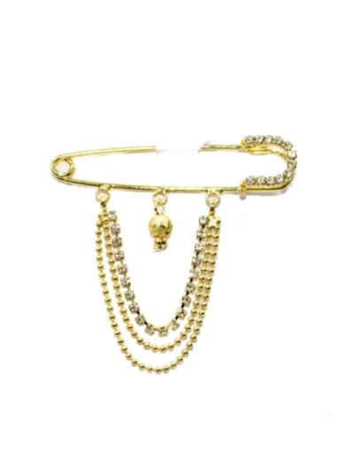 Floral Chain Stick Pin