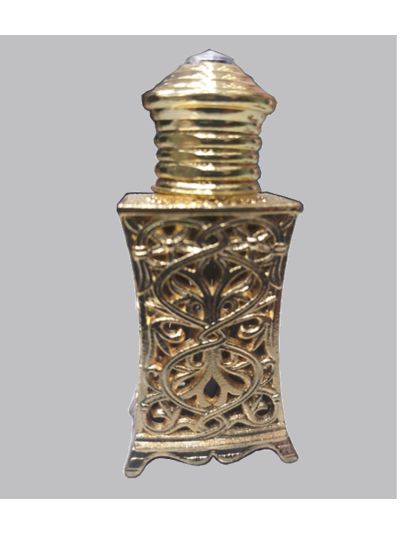 Golden Arabian Style Empty Attar Bottle