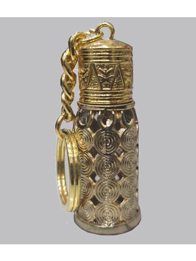 Golden Decorative Empty Attar Bottle