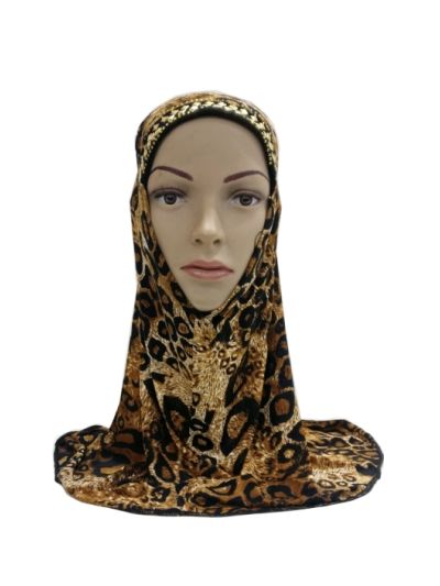 Cheetah Design Instant Kids Hijab