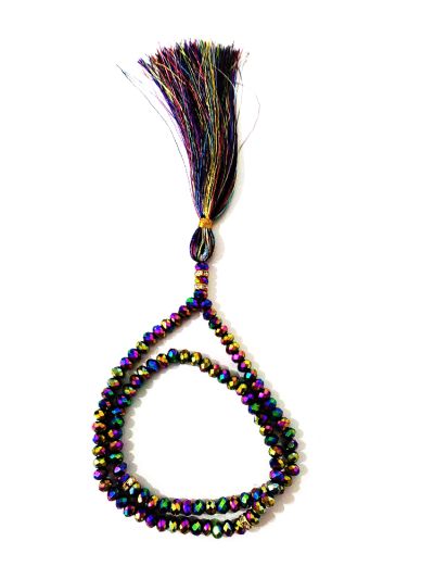 Multi Color Crystal 5mm Tasbih
