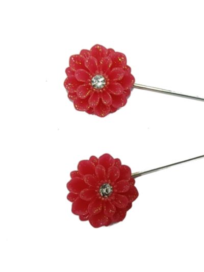 Red Hijab Pin Set 