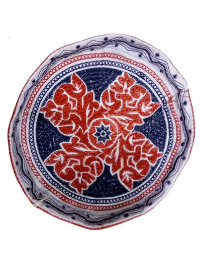 Red mixed Navy Blue Cap