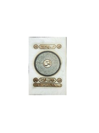 Yaseen Sharif Round Islamic Tughra on Goat Skin (Small)
