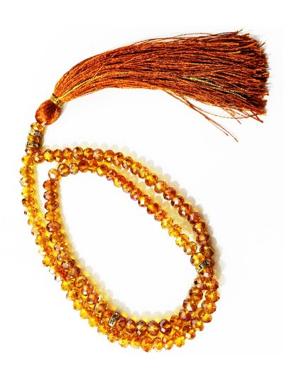 Golden Crystal 5mm Tasbih