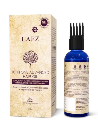Lafz 10-In-1 Advanced Hair Oil (200 ml)