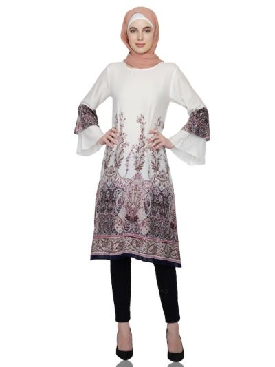 Earthly Paisley Print Tunic