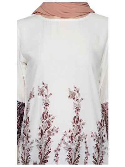 Earthly Paisley Print Tunic