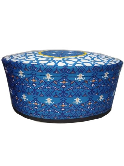 Blue & White  Sufi Cap With Nalain Paak