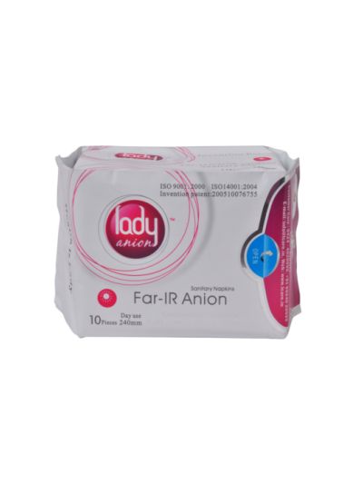 Lady Anion Sanitary Napkins Pads (10 pieces Pack - 240 mm)