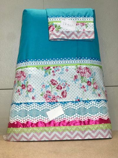 Blue Rida With Cotton Fabric And Smart Panneling 