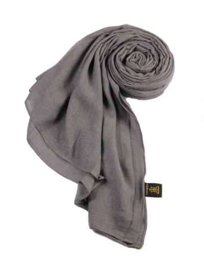 Smoke Plain Soft Cotton Hijab