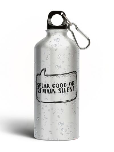 Remain Silent  Water Bottle