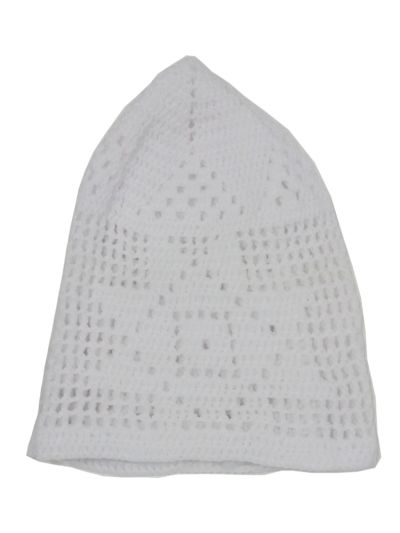 White Knitted Cap