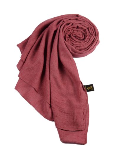 Berry Plain Soft Cotton Hijab