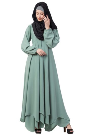 Double Layer Umbrella Abaya