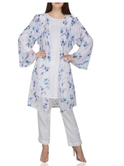 Snow Blossom Shrug