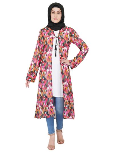 Printed Prism Shrug 
