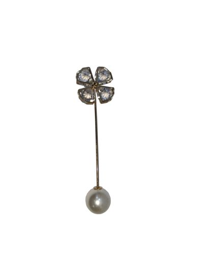 Flower Hijab Pin With Pearl Set