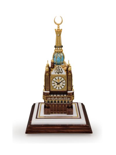 Replica copy of the Clock tower in Honorable Makkah 