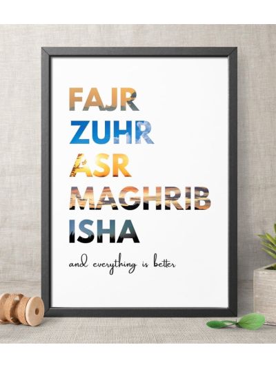 And Everything Is Better Wall Frame