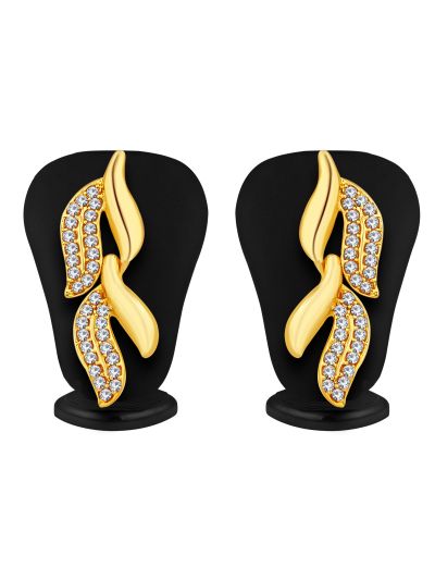 Graceful Gold Plated AD Necklace Set
