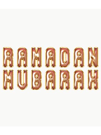 Ramadan Mubarak Foil Balloon