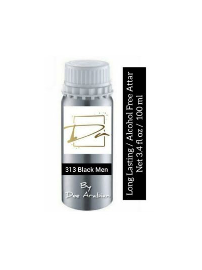 Dee Arabian 313 Black Men Attar Alcohol Free (100ml)