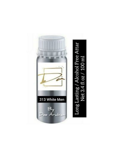 Dee Arabian 313 White Men Attar Alcohol Free (100ml)