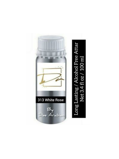 Dee Arabian 313 White Rose Attar Alcohol Free (100ml)
