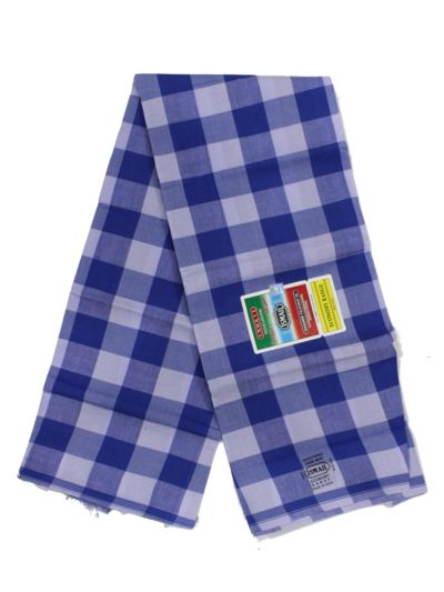 Ismail Economy Blue Checked Lungi