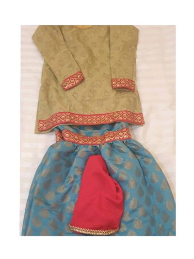 Riwaj Lawn Kurta with Gharara pants Set																		