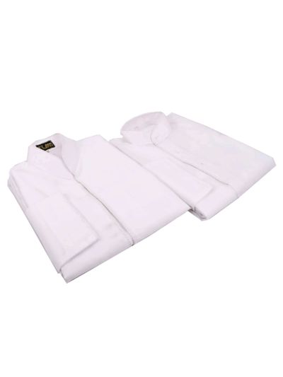 Soft Material Kurta Saya With White Makhi