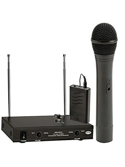 Ahuja AWM-490VHL DUAL PA Wireless Microphones