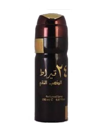 Lattafa 24 Carat Pure Gold  Body Spray For Unisex