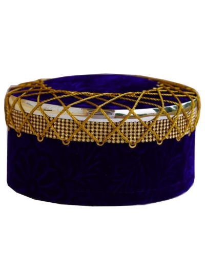 Blue & Golden Sufi Cap