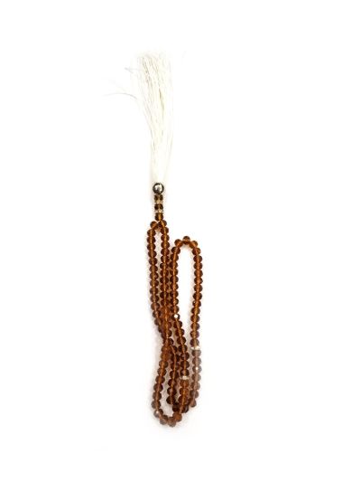 Crystal  Maroon Tasbih - 5mm