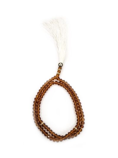 Crystal  Maroon Tasbih - 5mm