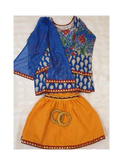 Riwaj Lawn Kurta with Gharara pants Set																		