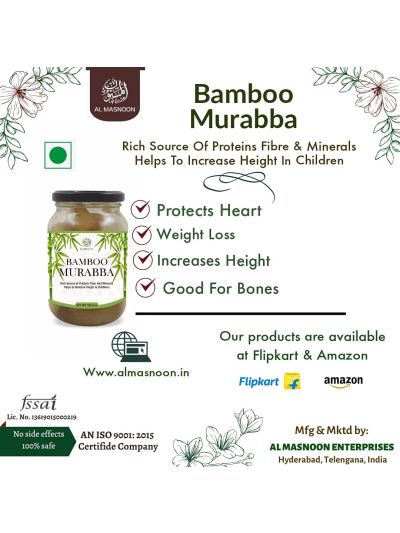 Al Masnoon Homemade Bamboo Murabba - 500Gms